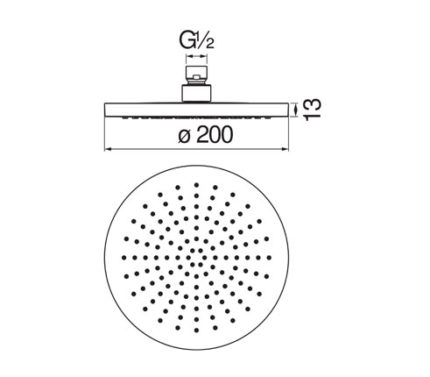 POMME DE DOUCHE, DOUCHE DE TÊTE