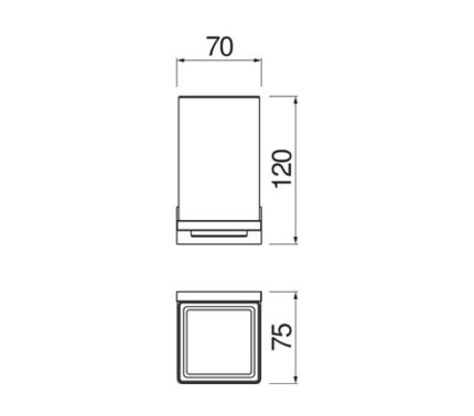 ACCESSOIRE, VERRE SUPPORT