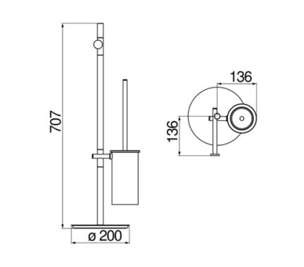 ACCESSOIRE, COLONNE WC