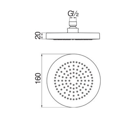 POMME DE DOUCHE, DOUCHE DE TÊTE