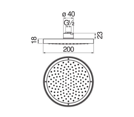 POMME DE DOUCHE, DOUCHE DE TÊTE